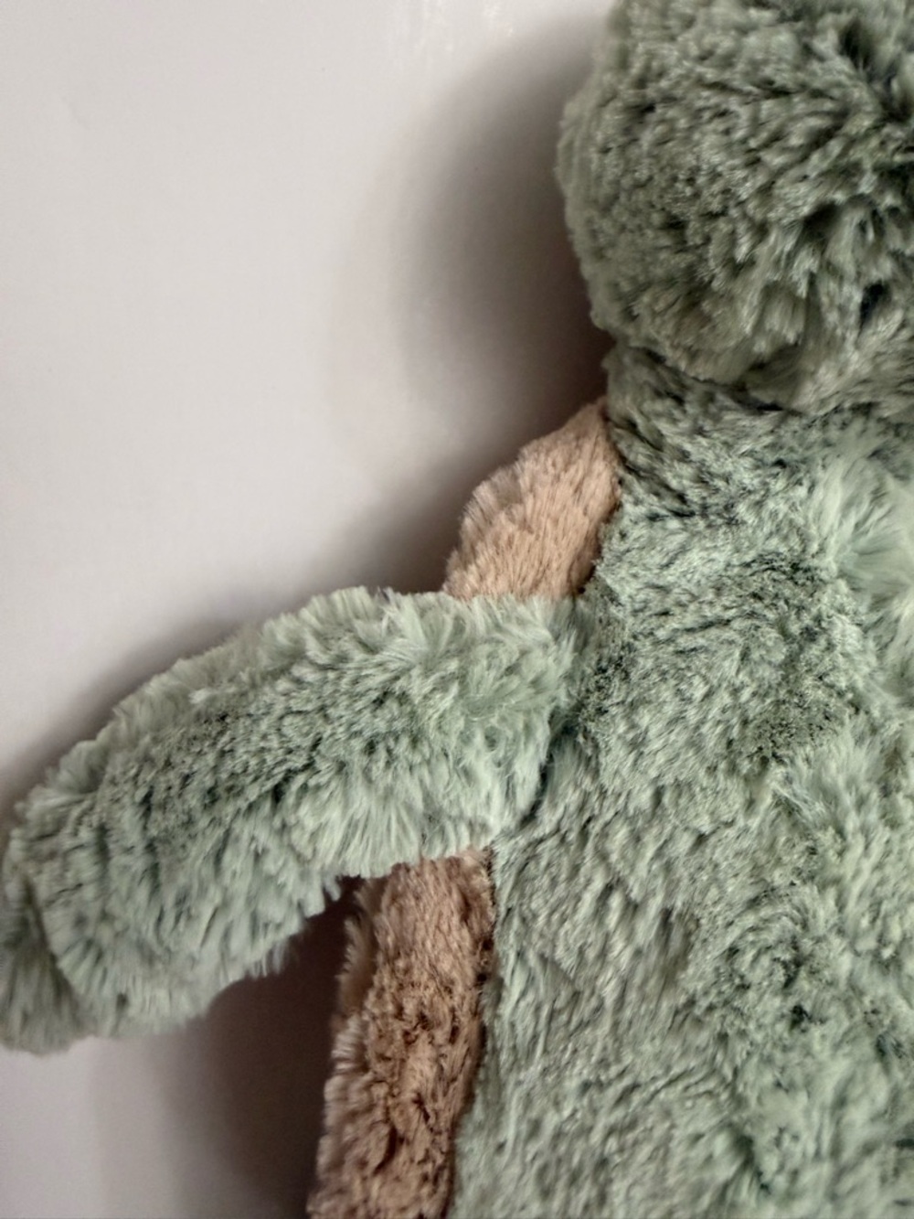 Jellycat Sage Green and Beige Plush Turtle Stuffed Animal - Picture 3 of 5